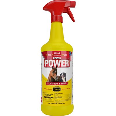 Durvet Power® Fly Spray & Wipe, 32 oz
