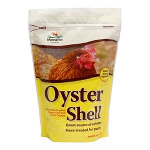 Manna Pro® 0806960236 Egg Laying Chicken Pallet Size Crushed Oyster Shell, 5 lb, For Chicken