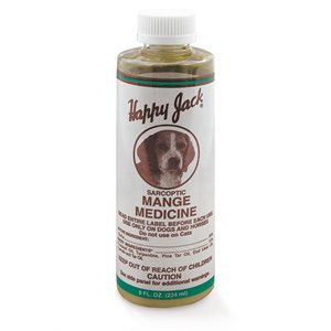 Happy Jack® 1043 Sarcoptic Mange Medicine, 8 oz, For Dog & Horse
