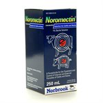 Norbrook® Noromectin® Ivermectin 1% Injection, 250 mL, For Cattle & Swine