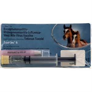 Boehringer Ingelheim Merial 125335 Equi-Jec® 6 Encephalomyelitis Vaccine, 1 Dose, For Horse
