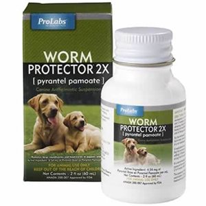 AgriLabs® 1792 Worm Protector® 2x Dewormer Suspension, 2 oz, For Dog