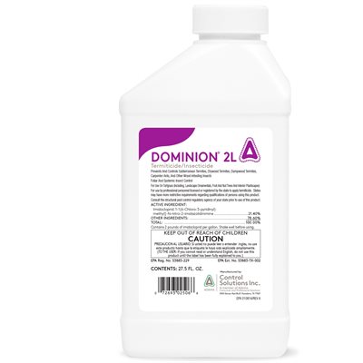 Control Solution 2506 Professional Dominion® 2L Termiticide / Insecticide, 27.5 oz, Eggshell White