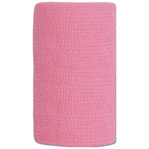 AgriLabs® CoFlex® Flexible Cohesive Bandage, 4 inch x 5 yd, Neon Pink