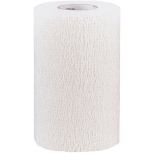AgriLabs® CoFlex® Flexible Cohesive Bandage, 4 inch x 5 yd, White