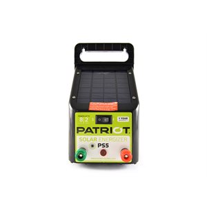 Tru-Test™ Patriot™ Solarguard™ PS5 817369 Solar Fence Energizer, 4 V, 2 Miles / 8 Acres
