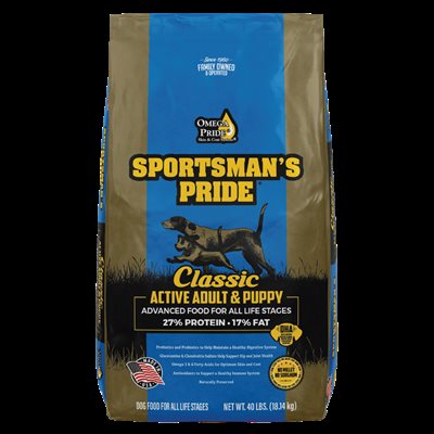 Sportsman Pride Active Adult / Puppy (Blue) - 27 / 17 - 40lb