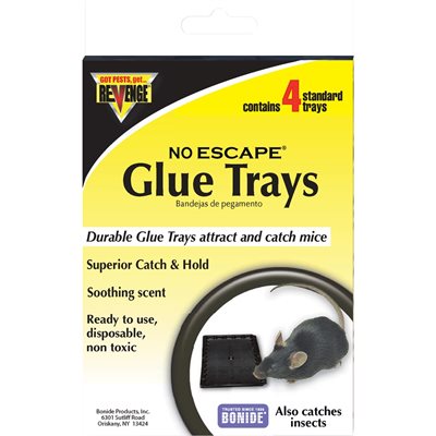 Bonide Revenge Mouse Glue Trays 4pk.
