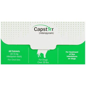 Novartis Elanco® 61045 Capstar™ Tablet, Green, For Dog 25 lb & Over