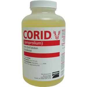 Durvet 001-00704 Corid® 9.6% Oral Solution, 16 oz, For Bovine