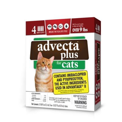 Advecta Plus - Large Cat - Over 9lbs - 4ct