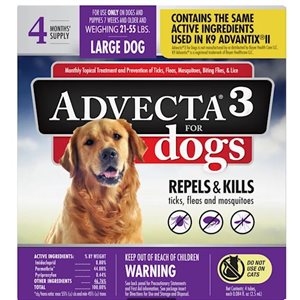 Advecta Ultra - Large Dog - 21-55lb - 4ct