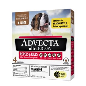Advecta Ultra - XL Dog - Over 55lbs - 4ct
