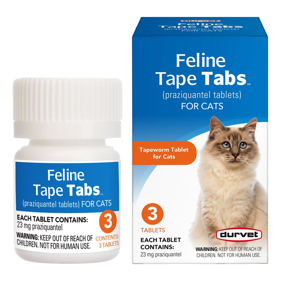 Durvet Feline Tapeworm Tabs - 3ct