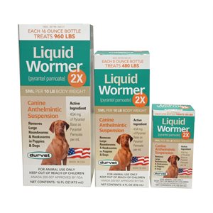 Durvet 011-1173 Liquid Wormer™ 2x, 16 oz, Butterscotch, For Dog