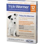 Durvet DV17612 Triple Wormer® Tablet, For Small Dog, 12 / Box