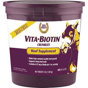 Horse Health® FAR100542320 Vita Biotin Crumbles™, 3 lb, Horse, All