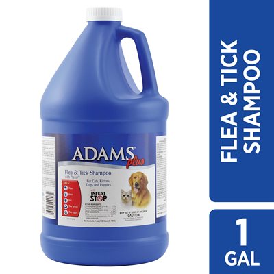 Farnam® FAR503549 Adams™ Plus Flea & Tick Shampoo with Precor®, 1 gal, Cat & Dog