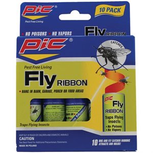 Pic® FR10B Bug & Insect Catcher Fly Ribbon, 10 / Pack