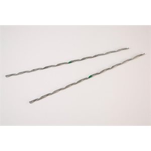 Preformed Line Products FRS-155-10 Ranchmate® Fence Repair Splice, 10 ga Smooth Wire x 15.5 ga Barbed Wire, Galvanized Steel