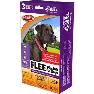Control Solution Martin´s® 2484 Consumer Flee® Plus IGR Spot-On Treatment, 0.091 oz, For Dog 45 - 88 lb