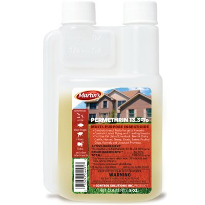 Control Solution Martin´s® 4491 Multi-Purpose Consumer 13.3% Permethrin Insecticide, 8 oz, Yellow to Brown