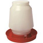 Miller Little Giant® 7506 Complete Poultry Fount, 1 gal, Polystyrene, Red