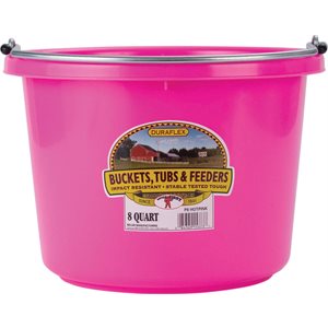 Plastic Bucket Hot Pink 8 Qt