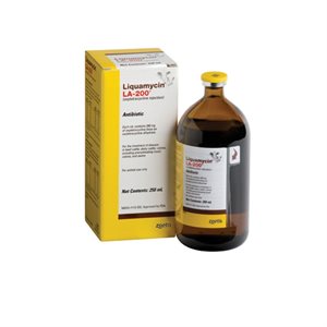 Zoetis PFL.7960 Antibiotic Liquamycin® LA-200® Injectable Solution, 250 mL Vial, For Cattle