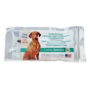 Durvet PM15126 Canine Spectra® 9 Way Protection Vaccine, 1 Dose, For Dog Over 6 Weeks