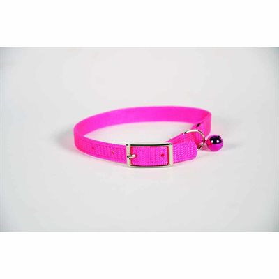 Valhoma® Single Layer Collar, 3 / 8 inch x 8 inch, Hot Pink, For Cat