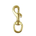 3-3 / 8"X3 / 4" SOLID BRASS SNAP (4)