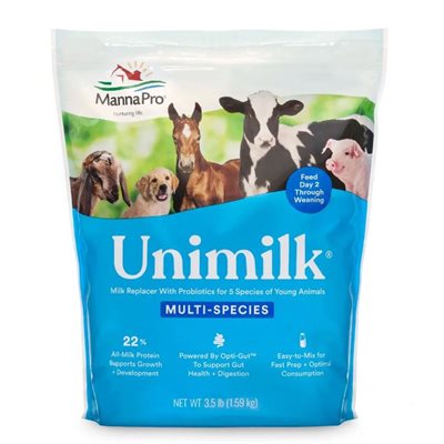 Manna Pro® 0094540206 Unimilk® Milk Replacer, 3.5 lb, For Multi-Species